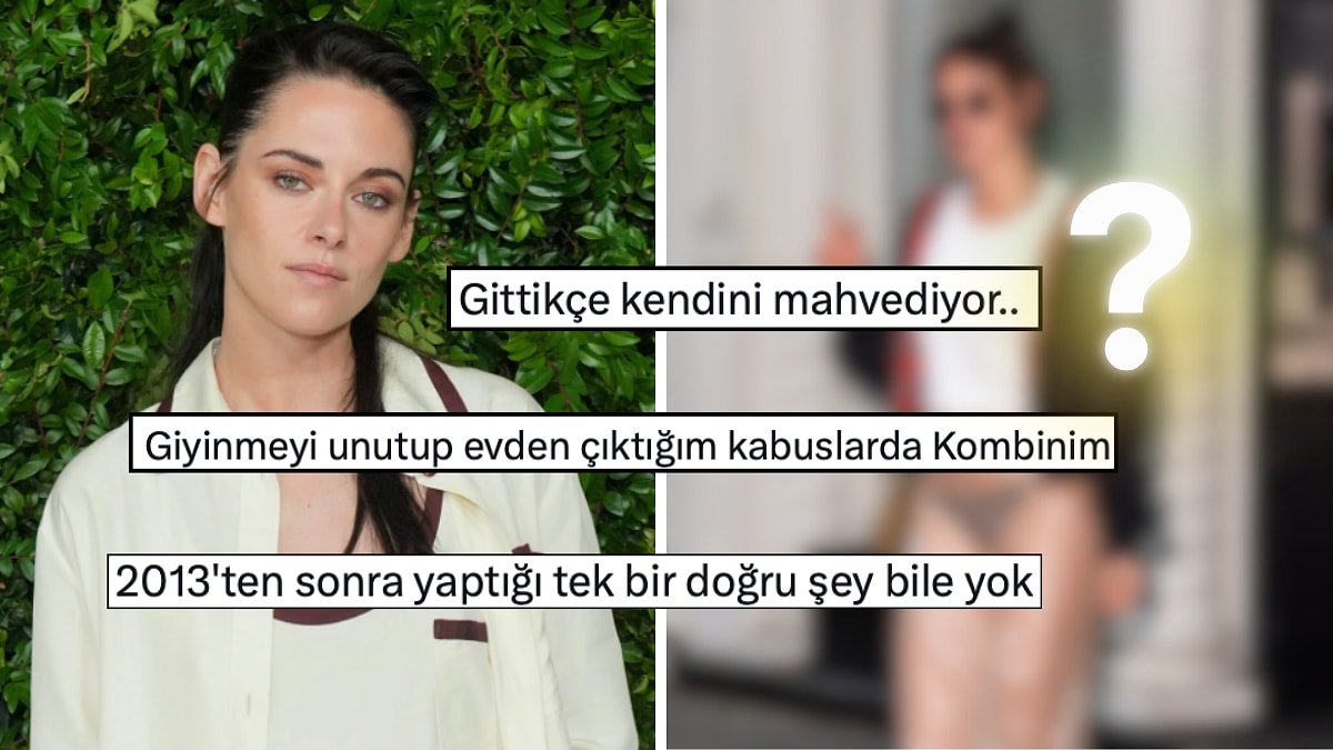 Kristen Stewart'ın Kış Günü Seçtiği Şeffaf Elbise Gündemde!