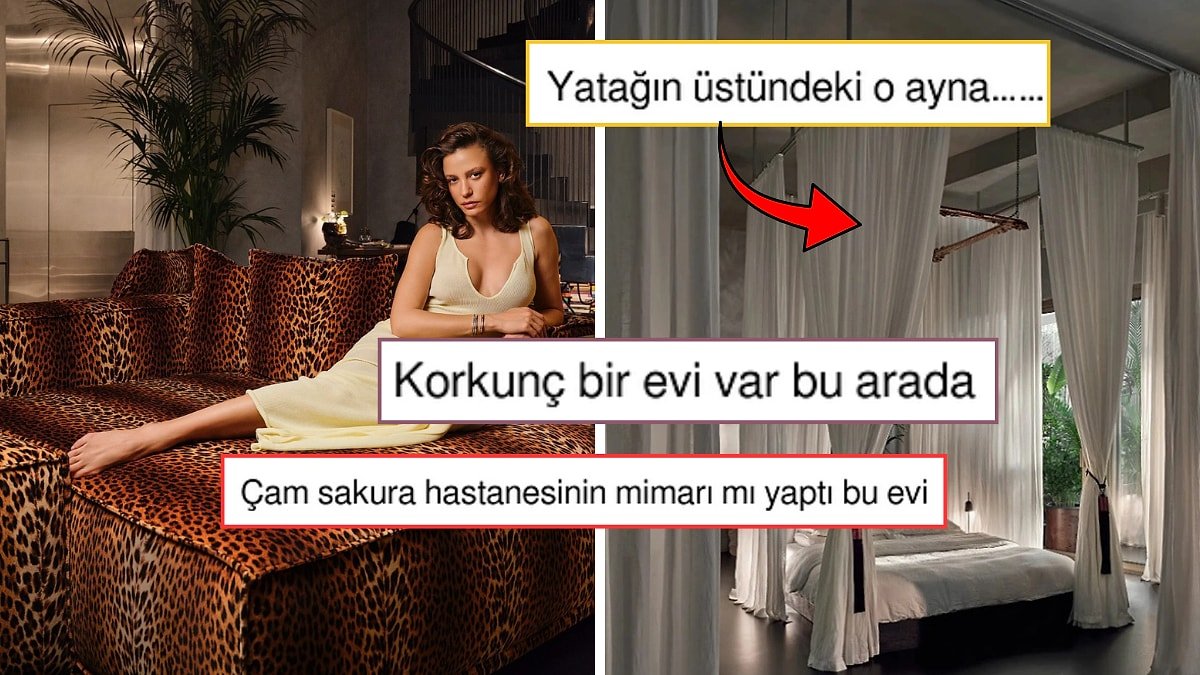 Serenay Sarıkaya'nın Evi, Dergilerdeki Cesur Detaylarıyla Gündem Oldu
