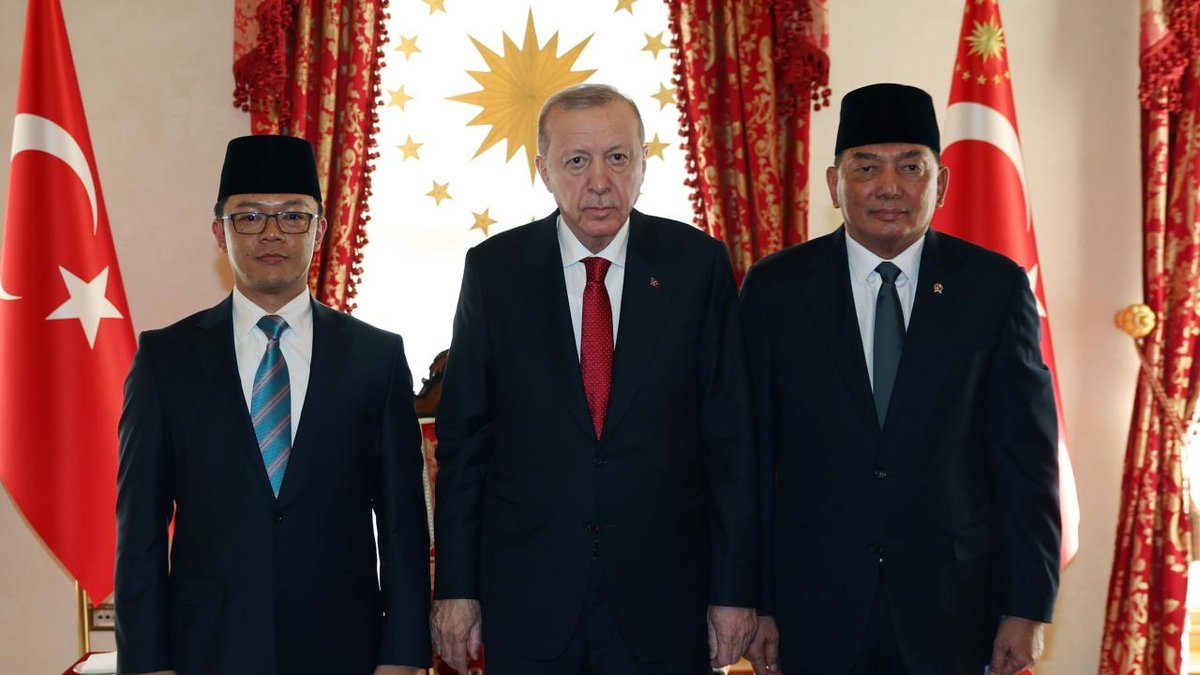 Cumhurbaşkanı Erdoğan Endonezyalı bakanları kabul etti