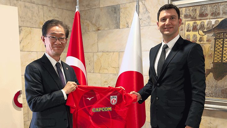 Ferhat Akbaş, Japonya'nın Büyükelçisi Tamura Masami'yi Ziyaret Etti!