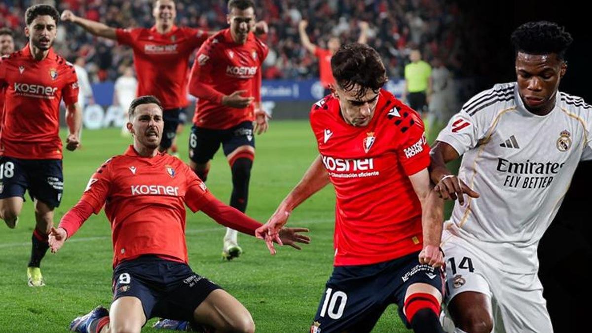 Real Madrid Son Anlarda Yıkıldı! Osasuna - Real Madrid Maç Skoru: 2-1