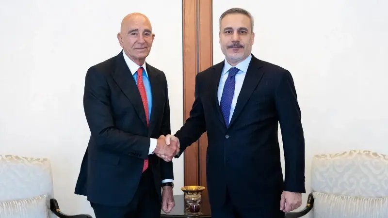 Dışişleri Bakanı Fidan, ABD'nin Ankara Temsilcisi Barrack'ı Ağırladı