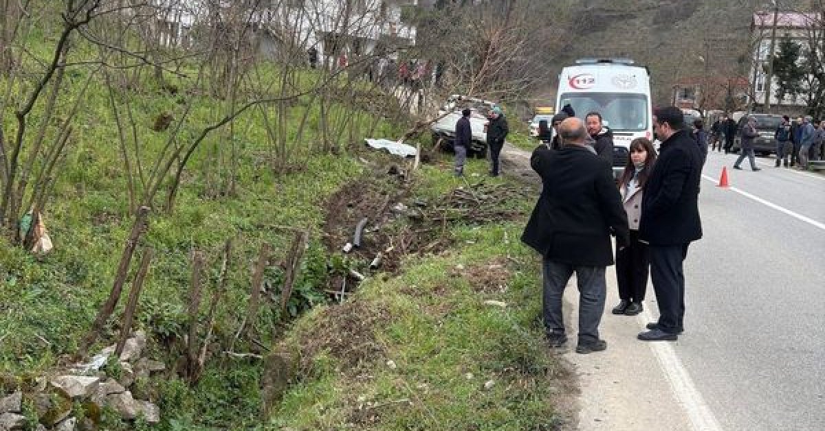 Giresun'da Köpeğe Çarpmamak İçin Karşı Şeride Geçen Araç Kaza Yaptı: 1 Kişi Hayatını Kaybetti