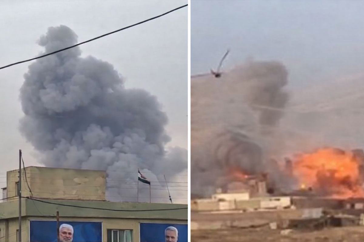 Amerika, Bağdat'ta Irak Askeri Üssüne İHA İle Saldırı Gerçekleştirdi