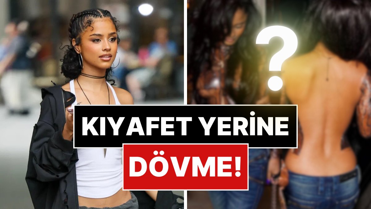 Tyla, Paris Moda Haftası'nda Kıyafet Yerine Dövme Seçti