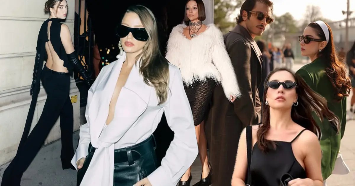 Türk Yıldızlar, Paris Moda Haftası'nda Şıklık Yarışı Verdi