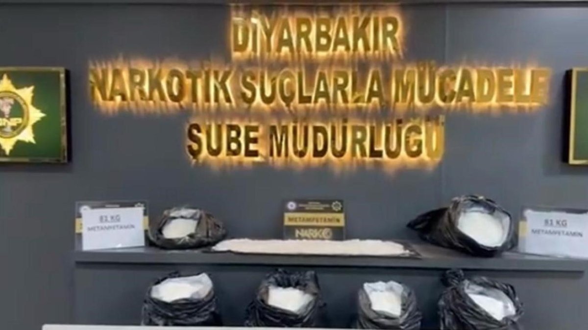Diyarbakır'da Tırda 81 Kilogram Sentetik Uyuşturucu Bulundu