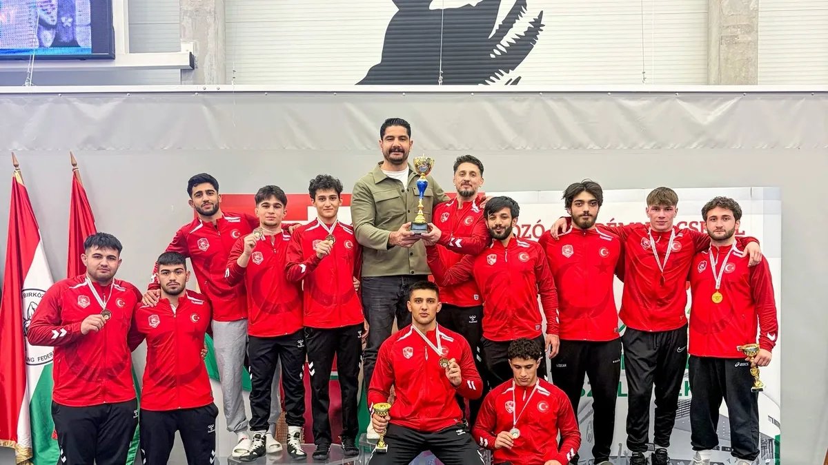 20 Yaş Altı Grekoromen Güreş Milli Ekibi, Macaristan'da Zafer Elde Etti!