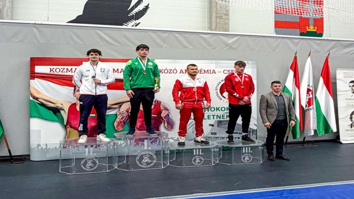 U20 Grekoromen Güreş Milli Ekibi Macaristan'da Zafer Elde Etti