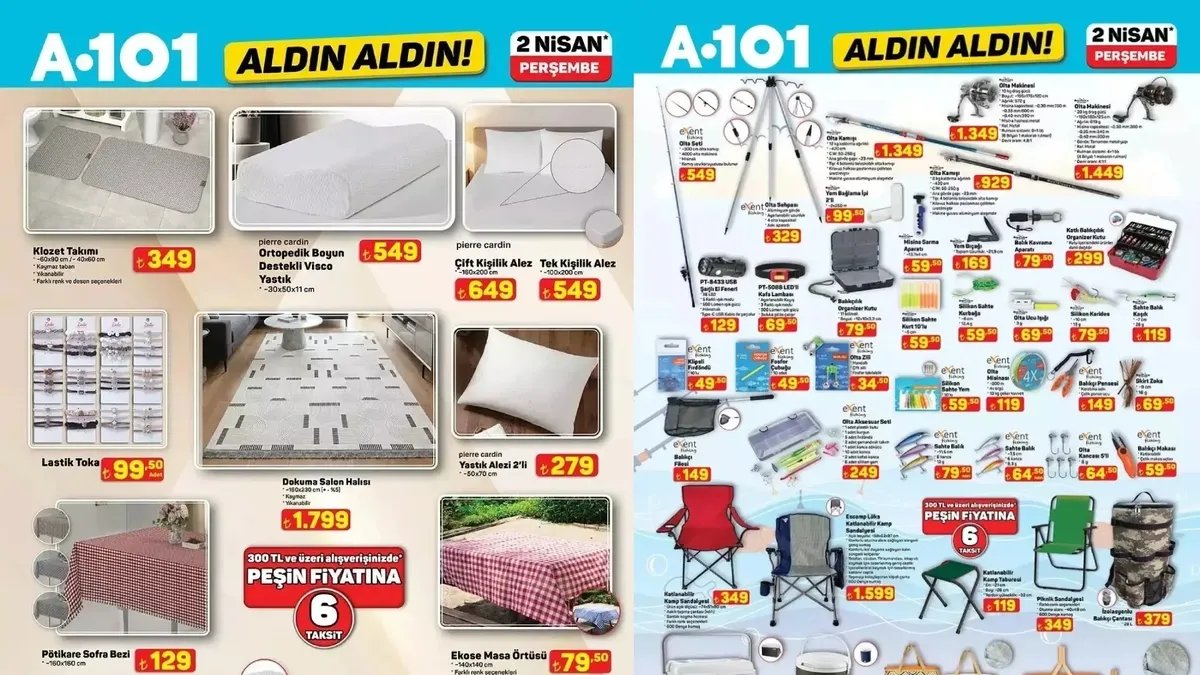 A101'de Yeni Haftanın İndirimli Ürünleri Açıklandı! 2 Nisan'da!💥