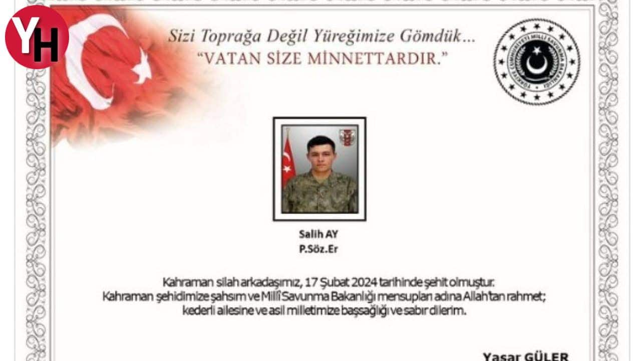 Pençe Kilit Operasyonu'nda 1 Şehit, 6 Terörist Etkisiz Hale Getirildi
