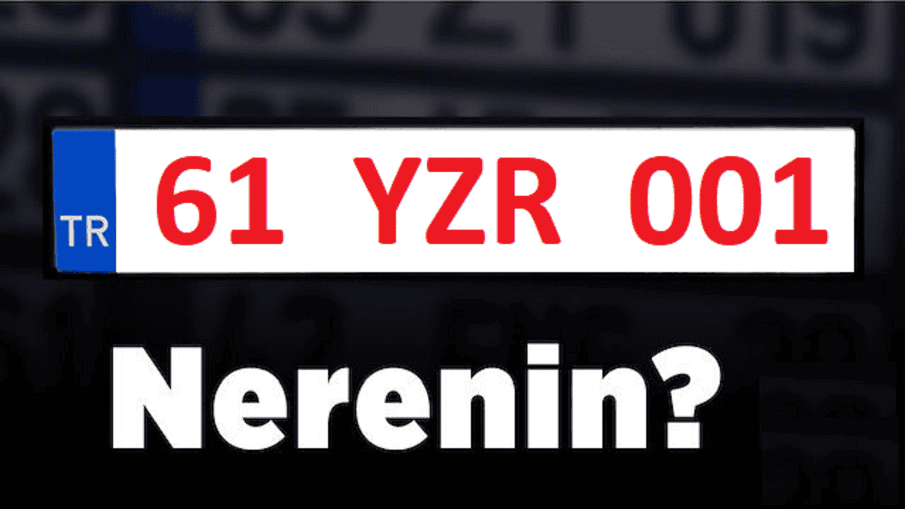 Plaka Kodları - Türkiye 81 İl Plaka Kodları Listesi İle Hangi Numara Nerenin Plakası?