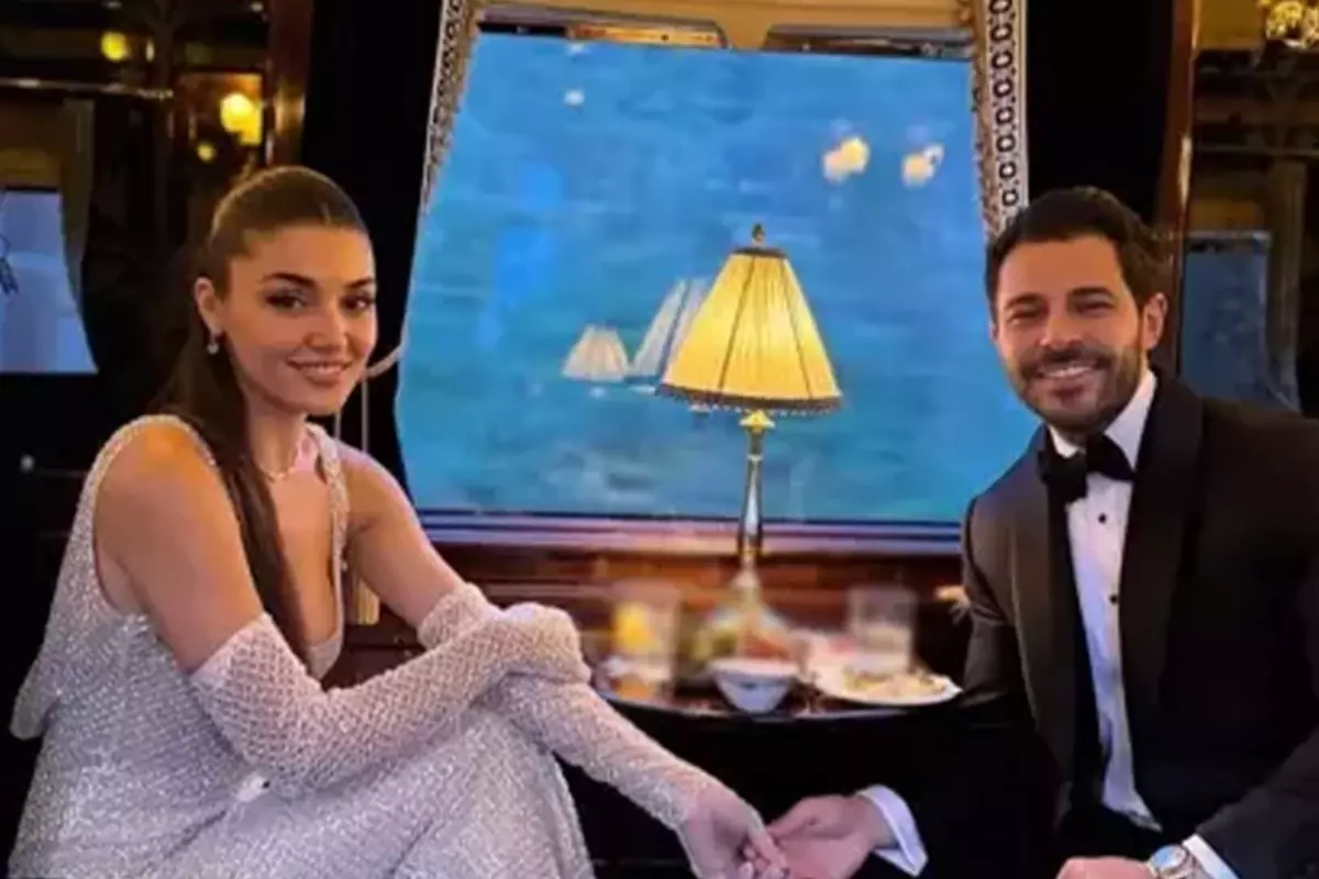 Hande Erçel ve Hakan Sabancı'nın çarpıcı pozu!
