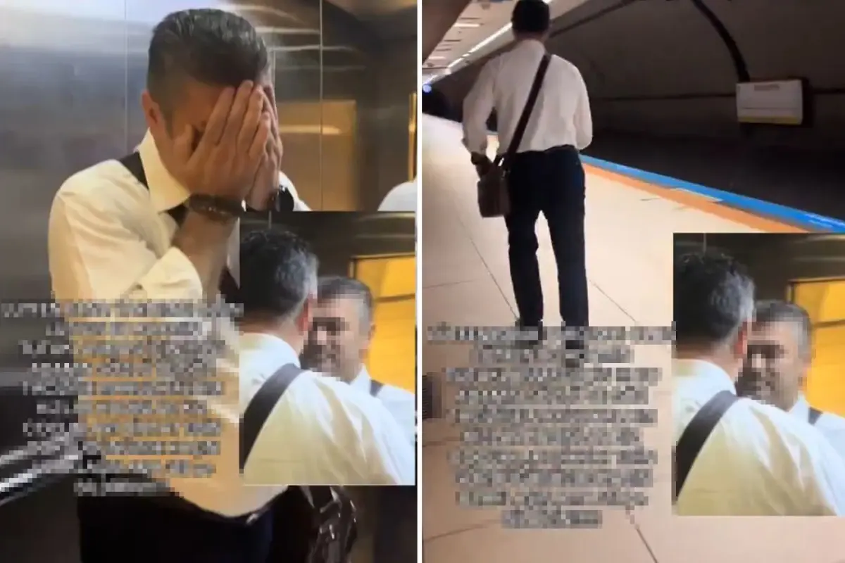 Metro taciz skandalı: Tacizci kadın kamerayı görünce kaçtı