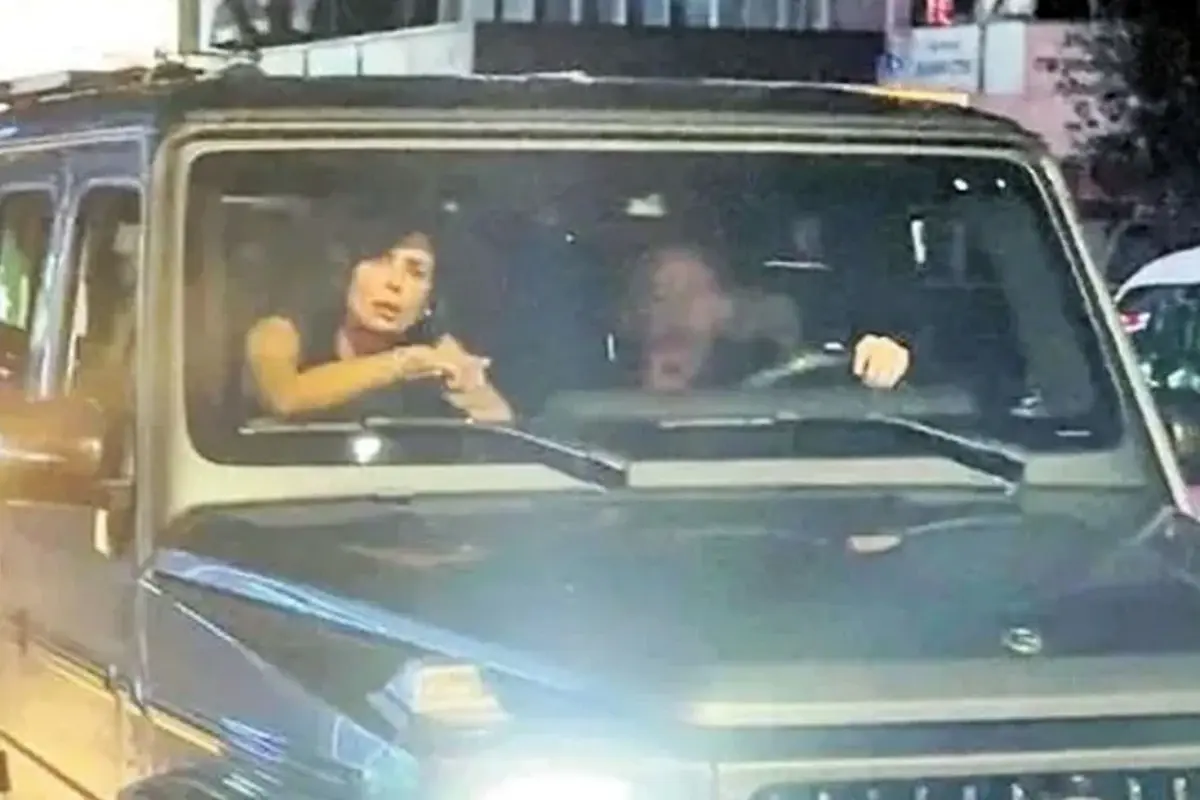 Kadın arabada bomba paylaşımı yaptı, Sergen şaşırdı!