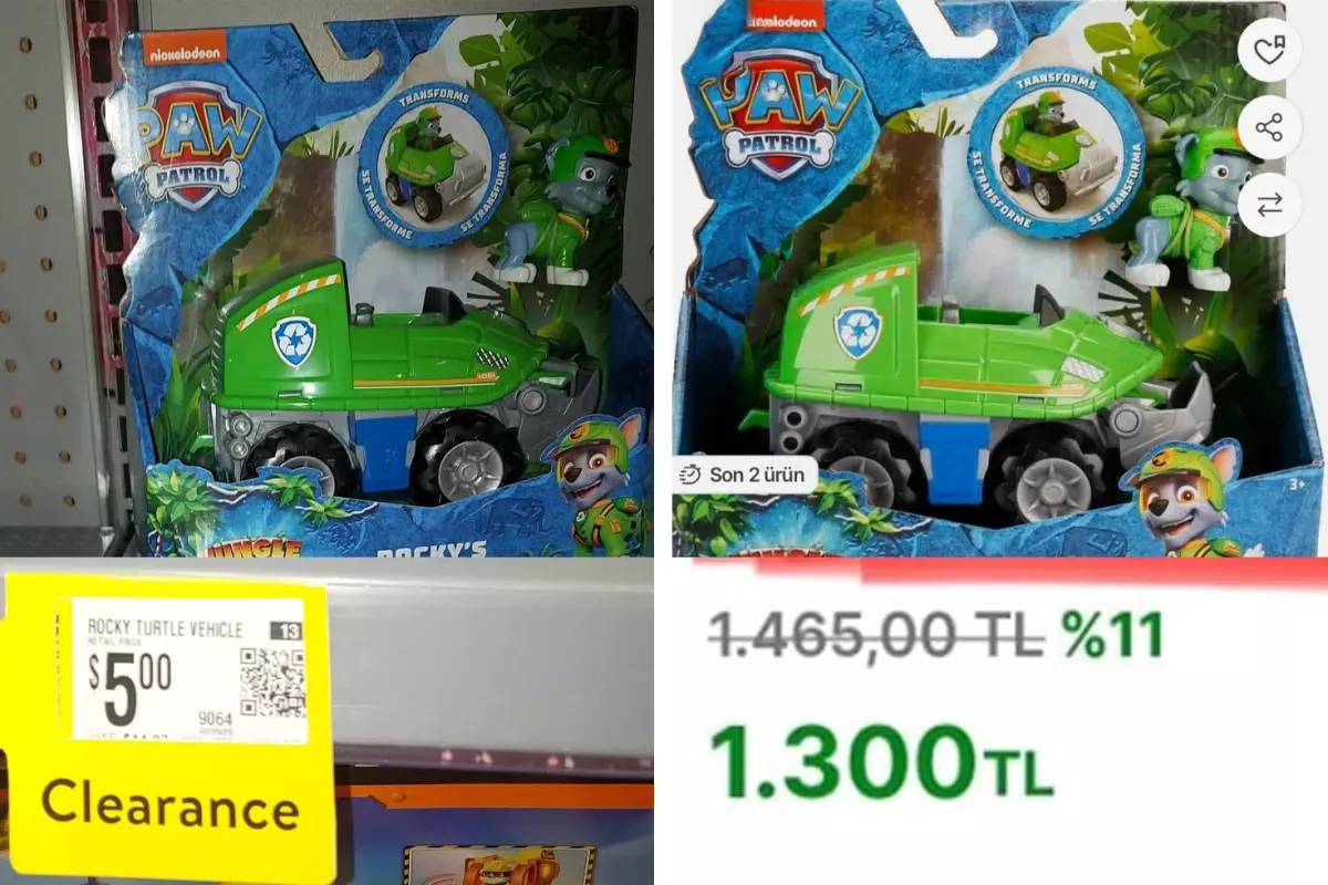 ABD'de 5 dolara, Türkiye'de 1300 liraya satılan oyuncak