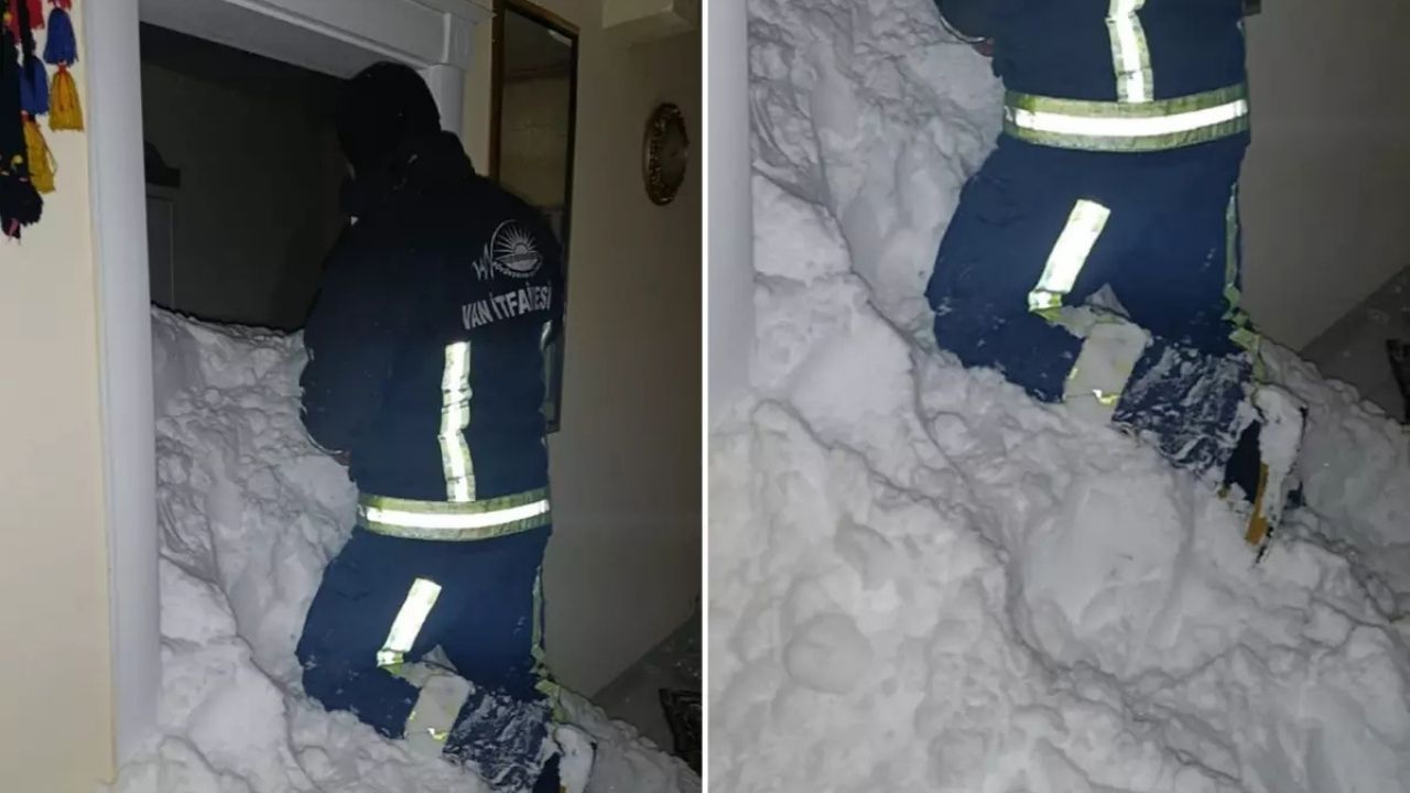 Van’da mahalleye çığ düştü: 1 kişi kayıp, 22 ev boşaltıldı