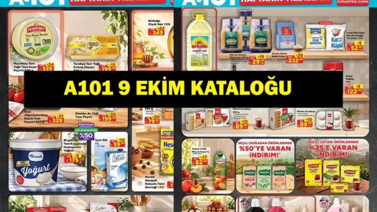 A101 9 Ekim 2026 Aktüel Ürünler Kataloğunda İndirimler Belli Oldu