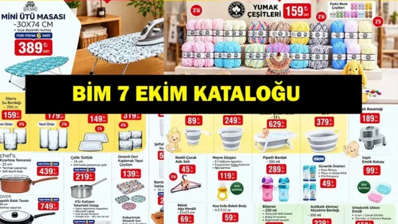 BİM 7 Ekim 2026 Aktüel Kataloğu Yayınlandı İşte İndirimler