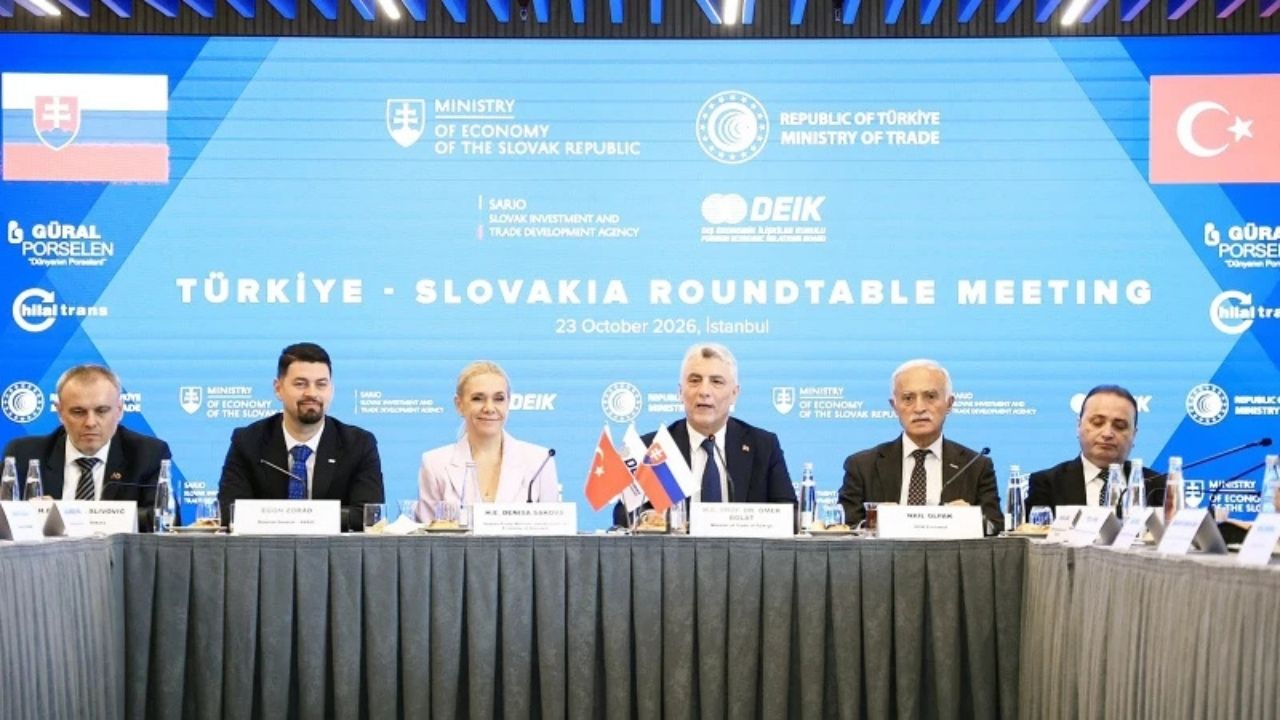 Türkiye Ve Slovakya Arasında 5 Milyar Dolarlık Ticaret Hedefi