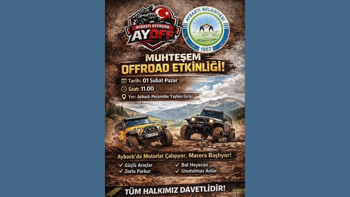 Doğa, Heyecan ve Adrenalin Aybastı’da Offroad Etkinliğiyle Buluşuyor