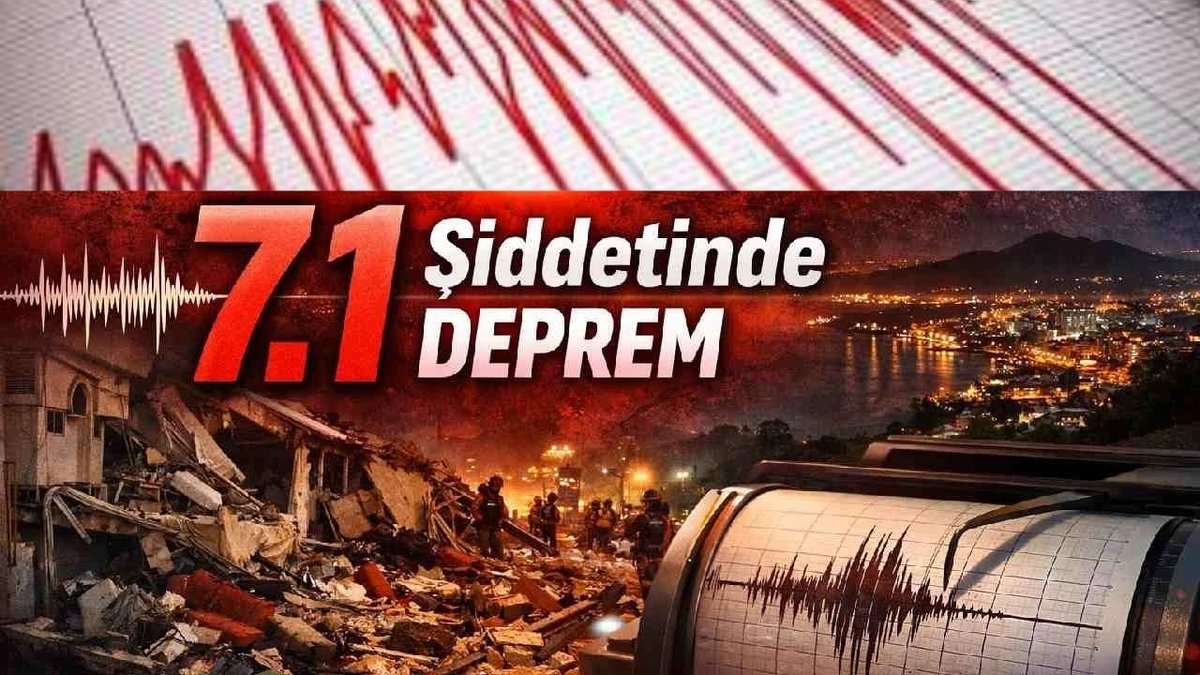 Malezya'da 7.1 Şiddetinde Bir Deprem Gerçekleşti