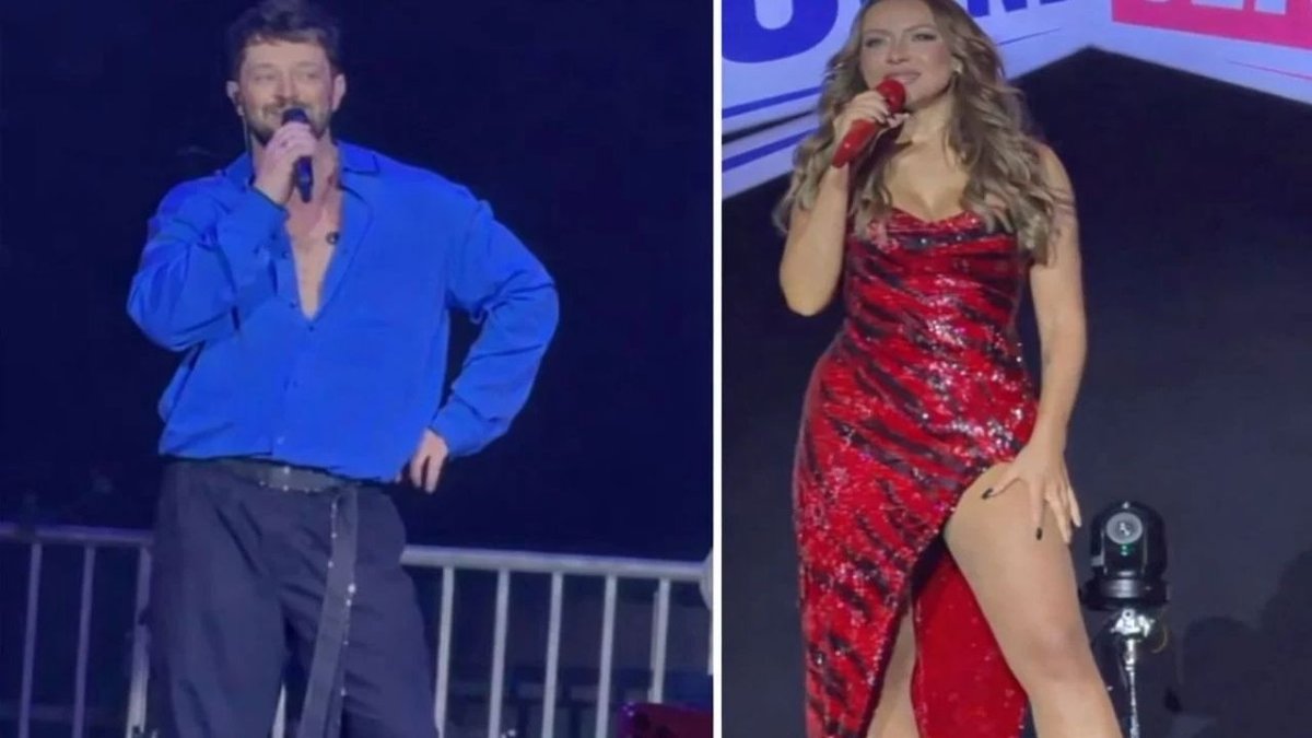 Murat Boz ve Hadise’den Sahne Üzerinde Eğlenceli Atışma