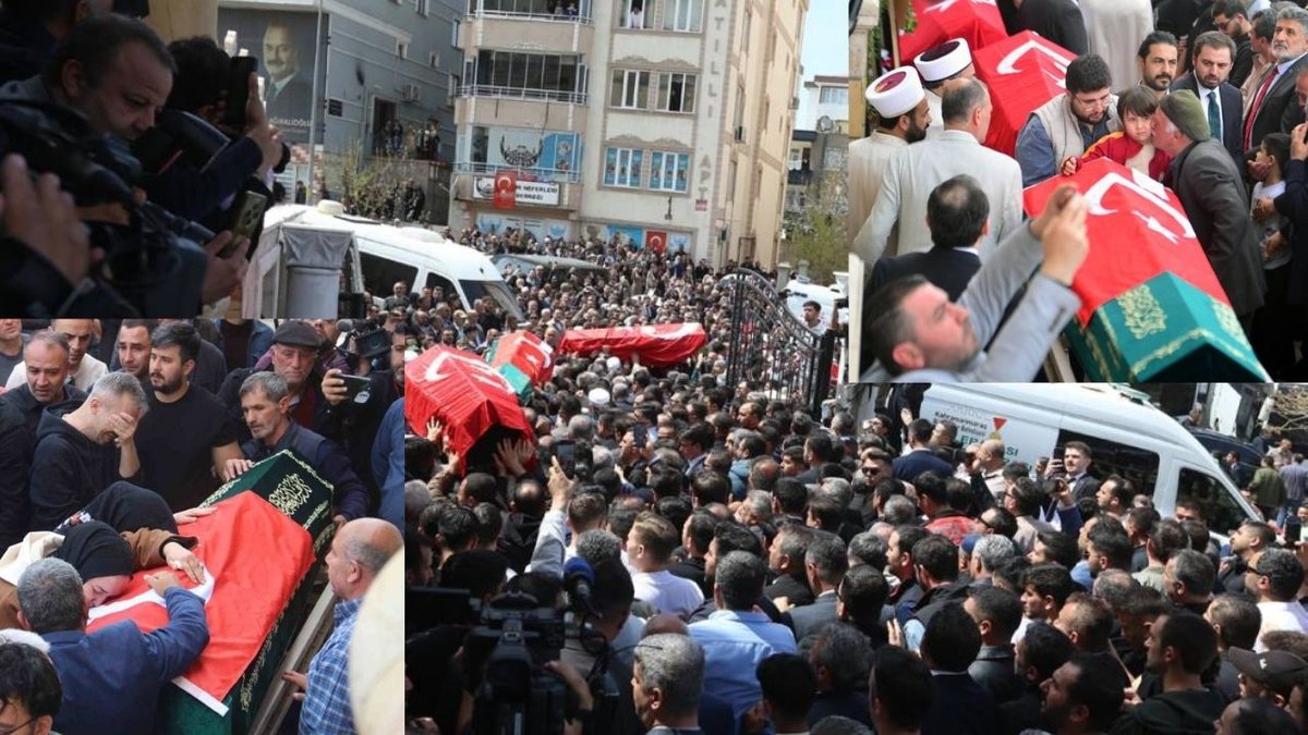 Kahramanmaraş'ta Okul Katliamında Hayatını Kaybedenler Son Yolculuklarına Uğurlandı