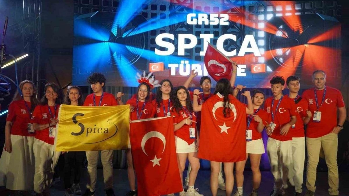 İzmir BİLSEM’in SPICA Takımı Robotikte Dünya Şampiyonu Oldu