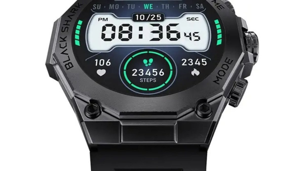 Black Shark S1 Pro Akıllı Saat Teknoloji Tutkunlarıyla Buluşuyor