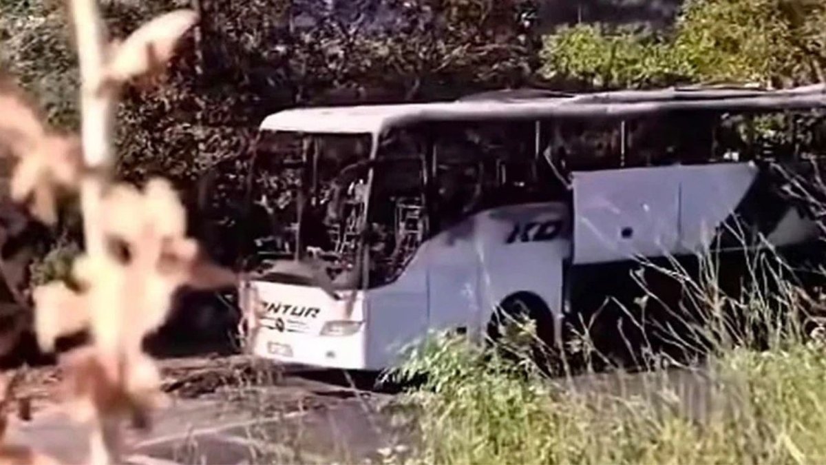Mersin’de Seyir Halindeki Yolcu Otobüsü Alevlere Teslim Oldu