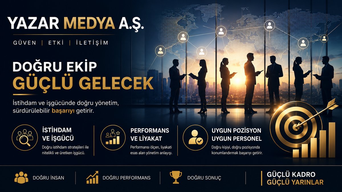 Yazar Medya'da Kurumsal Dönüşüm Hamlesi: Personel Kalitesi ve Performans Yönetimi Yeniden Yapılandırılıyor