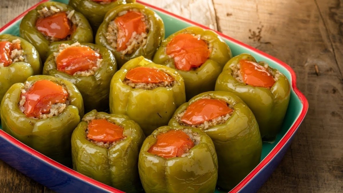 Pratik ve Lezzetli Zeytinyağlı Biber Dolması Tarifi