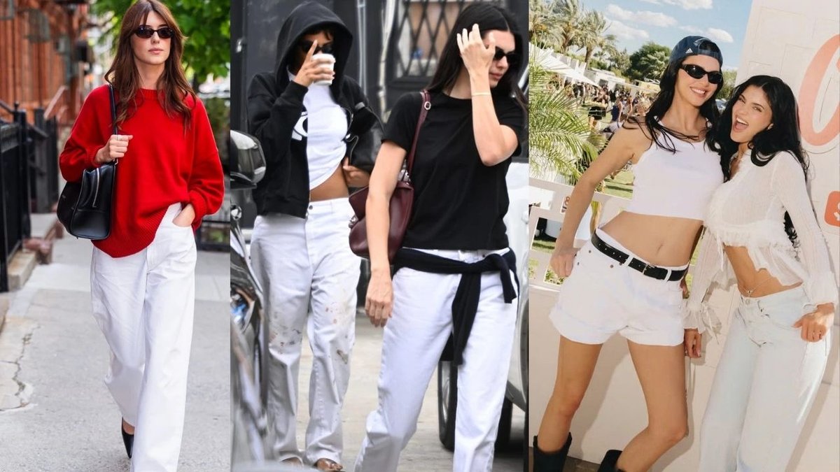 Beyaz Kot Pantolonlar Geri Döndü: Moda İkonu Gibi Şık Kombin Önerileri