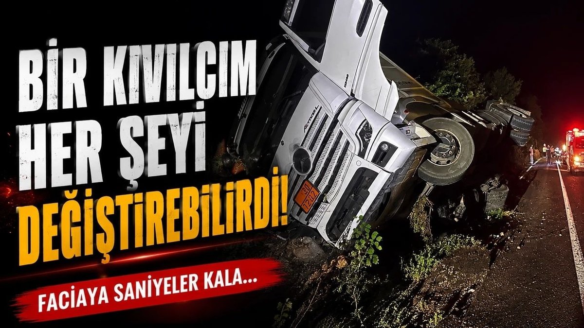 Ordu’da Akaryakıt Yüklü Tanker Devrildi: Tonlarca Yakıt Yola Sızdı