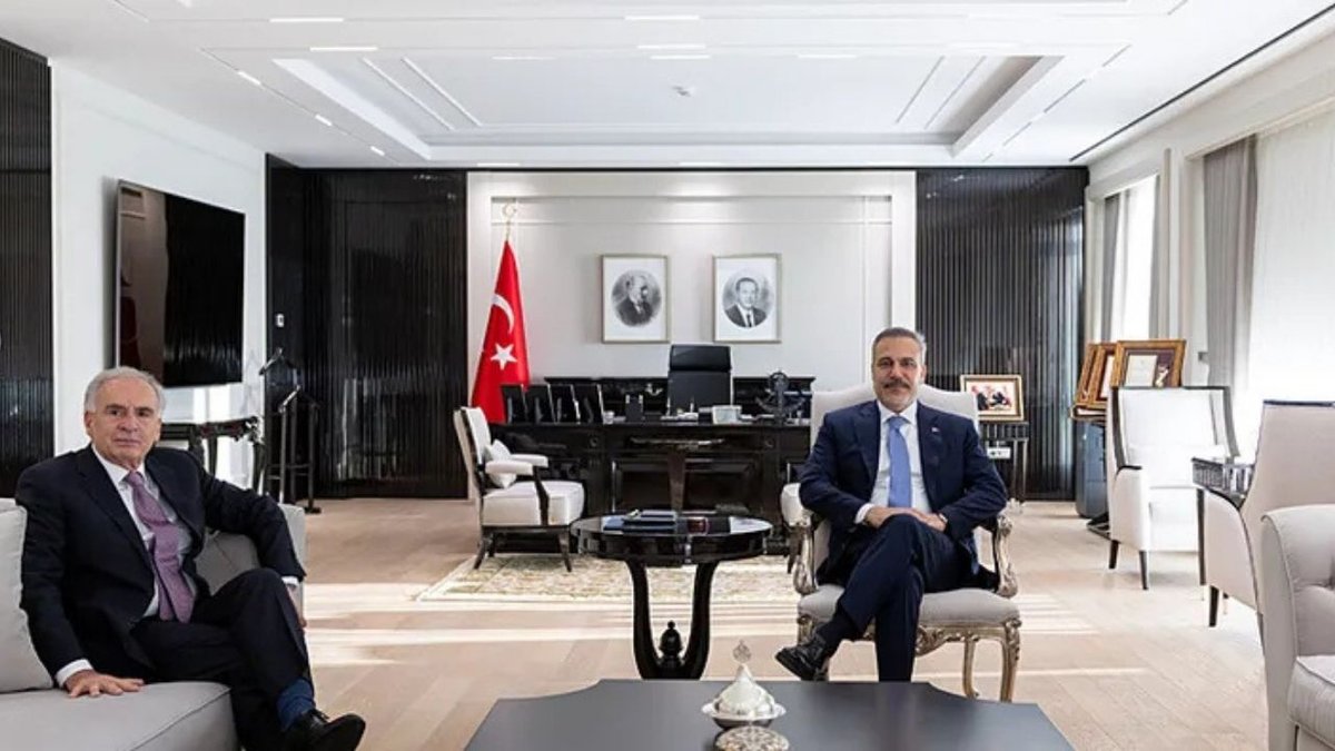 Bakan Hakan Fidan, Ankara’da BM Temsilcisi Jean Arnault ile Buluştu