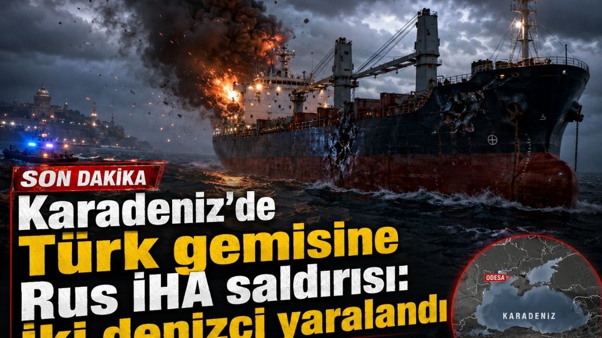 Türkiye’ye Giden Türk Gemisine Karadeniz’de Saldırı! İHA İddiası Gündem Yarattı