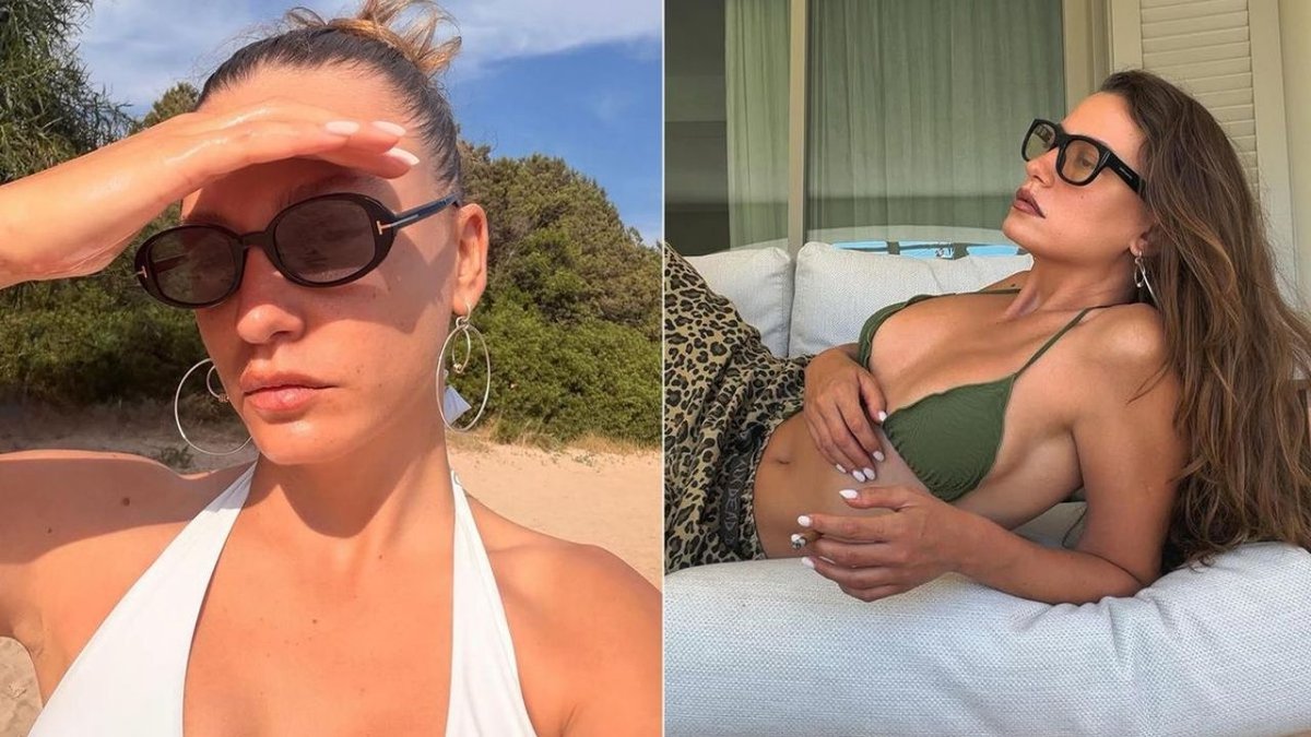 Serenay Sarıkaya Tatil Kareleri Sosyal Medyada Büyük İlgi Gördü