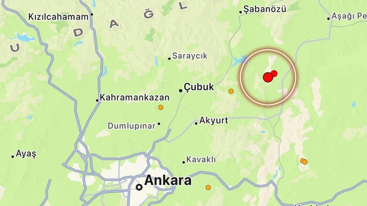 Ankara’da 3,9 Büyüklüğünde Deprem Meydana Geldi