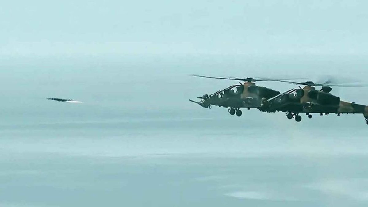 Efes-2026 Tatbikatında ATAK Helikopterleri Hedefleri Tam İsabetle Vurdu